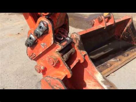 how to change a bucket on a takeuchi mini digger|mini excavator bucket change.